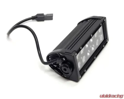 Top Gun Customz 7.5 Inch LED Light Bar Black Series Straight Dbl Row Combo Flood/Beam 36W Dt Harness 79900 3,240 Lumens - TGC75075