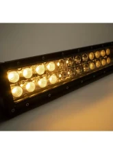 Top Gun Customz 12 Inch LED Light Bar Dbl Row Combo Amber/White Flood/Beam 72W Dt Harness 79900, 79904 4,320 Lumens                                     - TGC77015 - Image 4