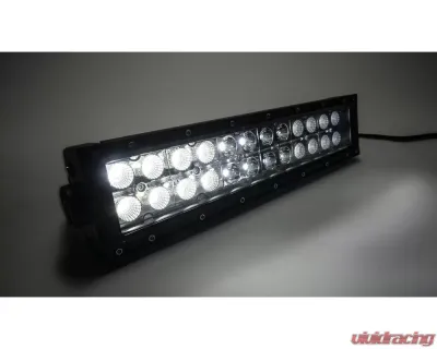 Top Gun Customz 12 Inch LED Light Bar Dbl Row Combo Amber/White Flood/Beam 72W Dt Harness 79900, 79904 4,320 Lumens - TGC77015
