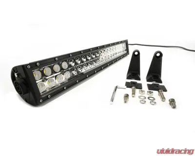 Top Gun Customz 20 Inch LED Light Bar Dbl Row Combo Amber/White Flood/Beam 72W Dt Harness 79900, 79904 7,200 Lumens - TGC77020