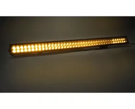 Top Gun Customz 50 Inch LED Light Bar Dbl Row Combo Amber/White Flood/Beam 72W Dt Harness 79900, 79904 18,000 Lumens