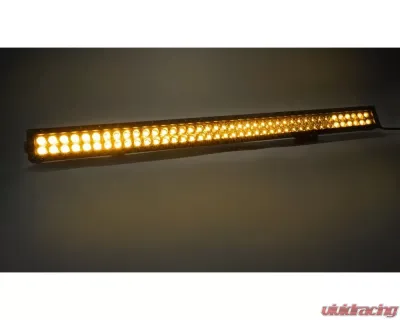 Top Gun Customz 50 Inch LED Light Bar Dbl Row Combo Amber/White Flood/Beam 72W Dt Harness 79900, 79904 18,000 Lumens - TGC77050