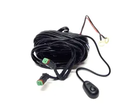 Top Gun Customz Light Bar Harness Switch DT Connector Dual Plug