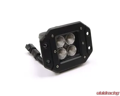 Top Gun Customz 3 X 3 Inch 16W Square Flush Mount LED Light Flood Beam 1,440 Lumens Each - TGC79910