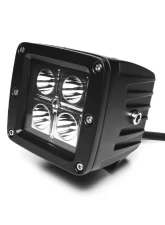 Top Gun Customz 3 Inch Square Cube Cree Spot Beam LED Lights Pair Chrome Series With Harness 79903                                     - TGC79911K - Image 2