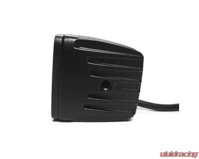 Top Gun Customz 3 Inch Square Cube Cree Spot Beam LED Lights Pair Chrome Series With Harness 79903 - TGC79911K