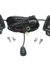 Top Gun Customz 3 Inch Square Cube Cree Spot Beam LED Lights Pair Black Series With Harness 79903                                     - TGC79916K - Image 5