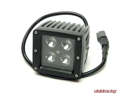 Top Gun Customz 3 X 3 Inch 16W Square LED Light Spot 1,440 Lumens Each Black Series - TGC79916