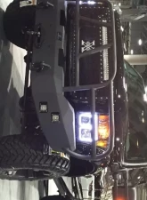 Hammerhead Armor F-250-F-550 Front Winch Bumper Full Brushguard For 11-16 Ford F-250-F-550 Black Steel X-Series                                     - 600-56-0056 - Image 3