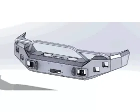 Hammerhead Armor F-250-F-550/Excursion Front Winch Bumper Pre Runner For 05-07 Ford F-250-F-550/Excursion Black Steel