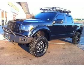 Hammerhead Armor Ford F-150 Front Winch Bumper Pre Runner For 09-14 Ford F-150 Black Steel