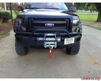 Hammerhead Armor F-150 Front Winch Bumper Eco-Boost Pre Runner For 11-14 Ford F-150 Black Steel - 600-56-0063
