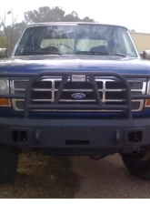 Hammerhead Armor F-150-450/Bronco Front Winch Bumper X-Series Full Brushguard 92-96 F-150/Bronco 92-98 F250-F-450                                     - 600-56-0067 - Image 2