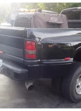Hammerhead Armor RAM Rear Bumper For 94-02 RAM 1500-3500 Black Steel                                     - 600-56-0075 - Image 2