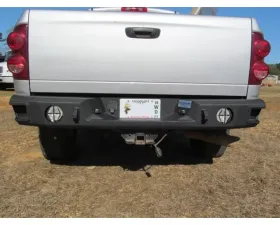 Hammerhead Armor RAM Rear Bumper For 03-09 RAM 1500-3500 Black Steel