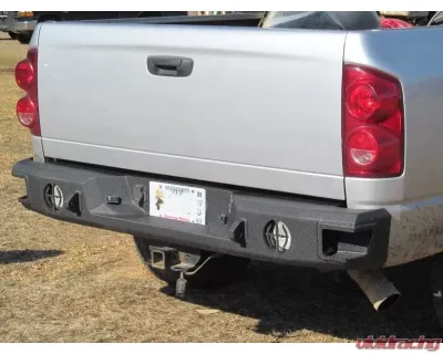 Hammerhead Armor RAM Rear Bumper For 03-09 RAM 1500-3500 Black Steel - 600-56-0080