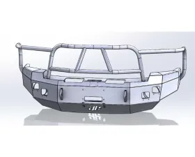Hammerhead Armor Dodge RAM Front Winch Bumper Full Brushguard For 03-05 Dodge RAM 2500-F-5500 X-Series