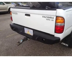 Hammerhead Armor Tacomal Rear Bumper For 95-04 Tacoma Black Steel