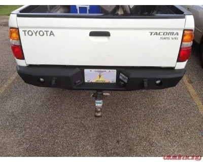 Hammerhead Armor Tacomal Rear Bumper For 95-04 Tacoma Black Steel - 600-56-0088