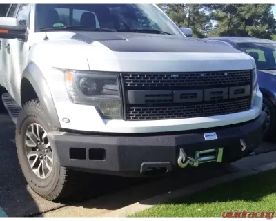 Hammerhead Armor Raptor Front Winch Bumper No Brushguard For 10-14 Ford Raptor Black Steel - 600-56-0090