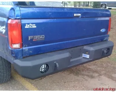 Hammerhead Armor Ford F-150-350 Rear Bumper For 88-98 Ford F-150-350 Black Steel - 600-56-0092