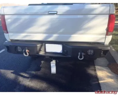 Hammerhead Armor Ford F-150-350 Rear Bumper For 88-98 Ford F-150-350 Black Steel - 600-56-0092