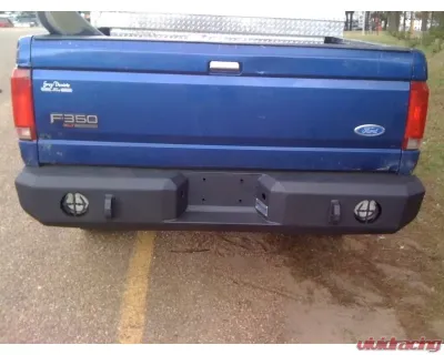 Hammerhead Armor Ford F-150-350 Rear Bumper For 88-98 Ford F-150-350 Black Steel - 600-56-0092