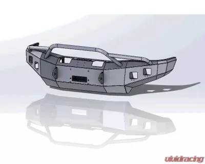 Hammerhead Armor Titan Front Winch Bumper Pre Runner For 04-15 Nissan Titan Black Steel - 600-56-0094