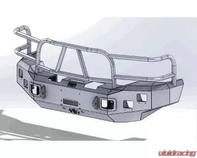 Hammerhead Armor F-250-F-550/Excursion Front Winch Bumper X-Series Full Brushguard For 99-04 F-250-F-F-550 00-04 Excursion - 600-56-0097