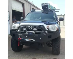 Hammerhead Armor Tacoma Front Winch Bumper Pre Runner For 12-15 Tacoma Black Steel