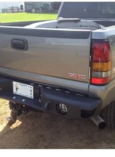 Hammerhead Armor Silverado/Sierra Rear Bumper For 01-07 Silverado/Sierra 2500/3500 Black Steel                                     - 600-56-0106 - Image 2