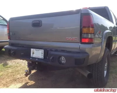 Hammerhead Armor Silverado/Sierra Rear Bumper For 01-07 Silverado/Sierra 2500/3500 Black Steel - 600-56-0106