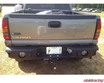 Hammerhead Armor Silverado/Sierra Rear Bumper For 01-07 Silverado/Sierra 2500/3500 Black Steel - 600-56-0106