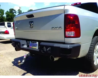 Hammerhead Armor RAM Rear Bumper With Dual Exhaust And Sensors 09-18 - 600-56-0107