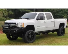 Hammerhead Armor Silverado/Sierra Front Winch Bumper Pre Runner For 11-14 Silverado/Sierra 2500-3500 Black Steel
