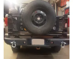 Hammerhead Armor S10 ZR2 Rear Bumper For 94-03 Chevy S10 ZR2 Black Steel