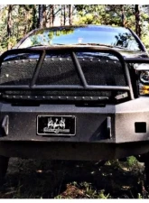 Hammerhead Armor RAM 2500-F-5500 Front Winch Bumper X-Series Full Brushguard For 06-09 Dodge RAM 2500-F-5500 Black Steel                                     - 600-56-0123 - Image 2