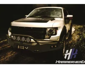 Hammerhead Armor Raptor Front Winch Bumper Pre Runner For 10-14 Raptor Black Steel