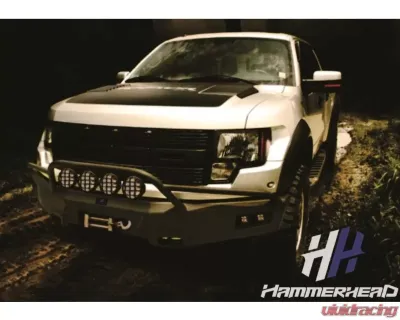 Hammerhead Armor Raptor Front Winch Bumper Pre Runner For 10-14 Raptor Black Steel - 600-56-0128