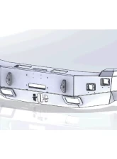 Hammerhead Armor Silverado Front Winch Bumper No Brushguard For 07-13 Silverado 1500 Black Steel                                     - 600-56-0134 - Image 2