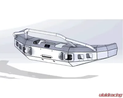 Hammerhead Armor RAM Front Winch Bumper Pre Runner For 94-02 RAM 1500-3500 - 600-56-0138