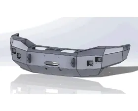 Hammerhead Armor RAM 2500-F-5500 Front Winch Bumper No Brushguard For 06-09 Dodge RAM 2500-F-5500 Black Steel