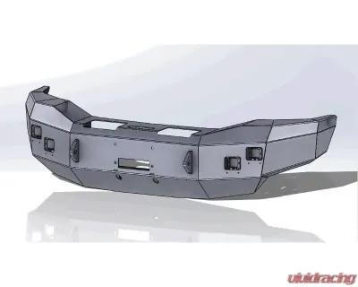 Hammerhead Armor RAM 2500-F-5500 Front Winch Bumper No Brushguard For 06-09 Dodge RAM 2500-F-5500 Black Steel - 600-56-0146