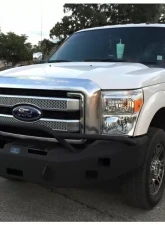 Hammerhead Armor F-250-F-550 Front Winch Bumper Pre Runner For 11-16 Ford F-250-F-550 Black Steel                                     - 600-56-0158 - Image 2