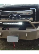 Hammerhead Armor F-250-F-550 Front Winch Bumper Pre Runner For 11-16 Ford F-250-F-550 Black Steel                                     - 600-56-0158 - Image 2