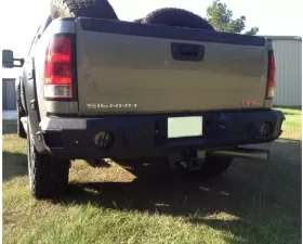 Hammerhead Armor Silverado/Sierra Rear Bumper With Sensors For 11-14 Silverado/Sierra 2500-3500 Black Steel