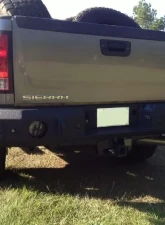 Hammerhead Armor Silverado/Sierra Rear Bumper With Sensors For 11-14 Silverado/Sierra 2500-3500 Black Steel                                     - 600-56-0178 - Image 2