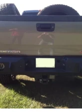 Hammerhead Armor Silverado/Sierra Rear Bumper With Sensors For 11-14 Silverado/Sierra 2500-3500 Black Steel                                     - 600-56-0178 - Image 2