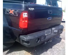 Hammerhead Armor F-250-450 Rear Bumper With Sensors For 99-16 Ford F-250-450 Black Steel