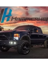 Hammerhead Armor F-250-F-550 Front Winch Bumper Pre Runner For 08-10 Ford F-250-F-550 Black Steel                                     - 600-56-0191 - Image 4